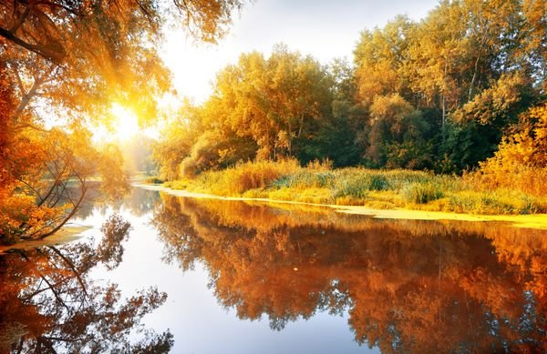  عکس طلوع پاییزی
