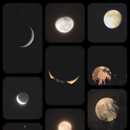  عکس ماه شب