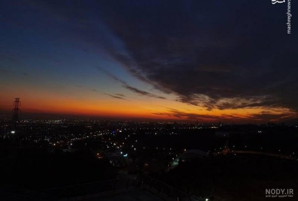  عکس طلوع صبح تهران