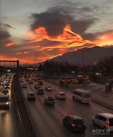  عکس طلوع صبح تهران
