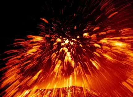  عکس کوه آتشفشان واقعی