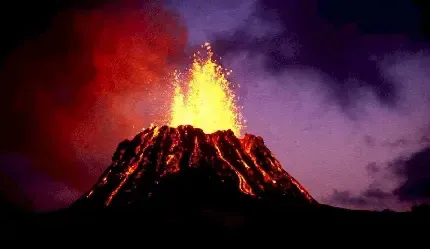  عکس آتشفشان زیر آب