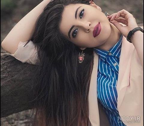  عکس دختر مو مشکی و چشم مشکی