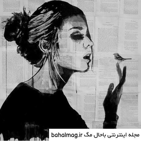  عکس سیاه سفید فانتزی دخترانه
