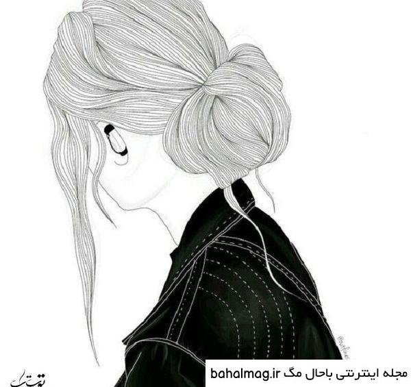  عکس سیاه سفید شیک دخترانه
