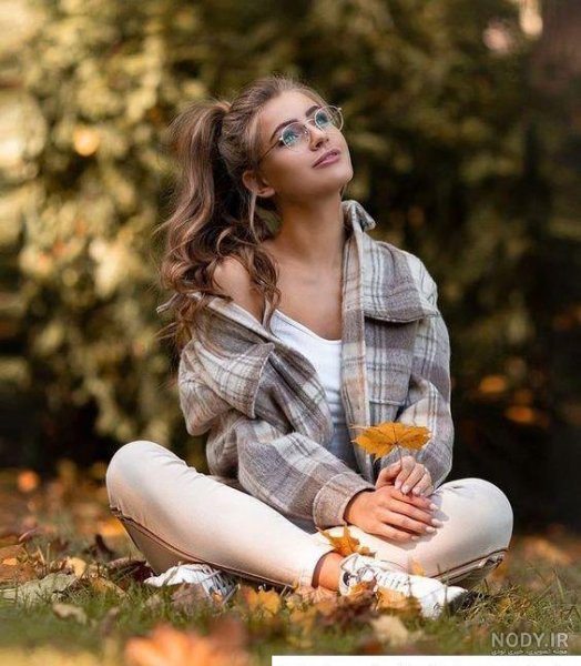  عکس دختر در جنگل برای پروفایل