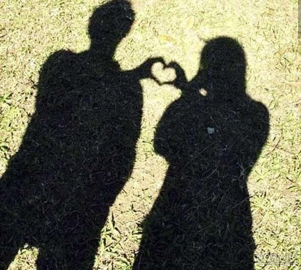  عکس سایه دختر روی زمین