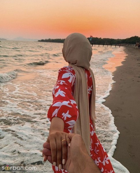 عکس دونفره کنار دریا ایرانی