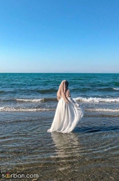 عکس دونفره کنار دریا ایرانی