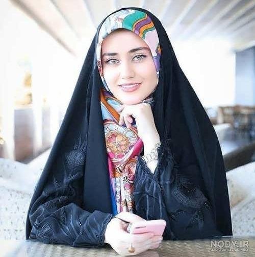  عکس دختر چشم آبی ایرانی با حجاب