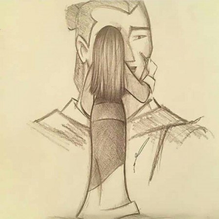  عکس نقاشی عاشقانه
