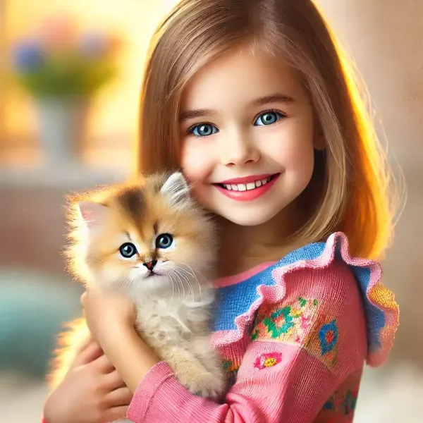  عکس پروفایل گربه و دختر
