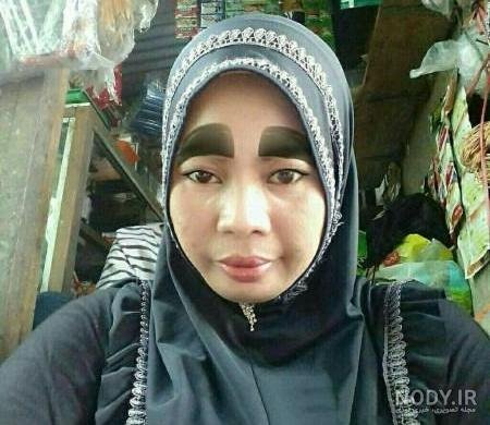  عکس دختر زشت با مقنعه