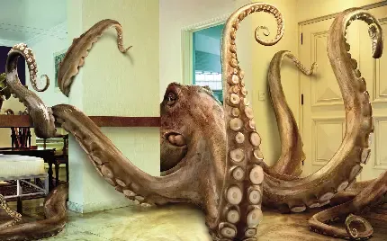  عکس هشت پا واقعی