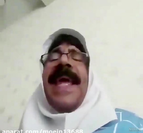  عکس مرد سیبیلو با روسری