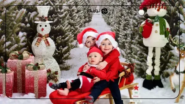  عکس کریسمس بچه گانه