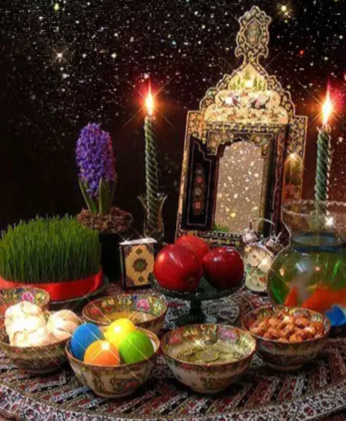  98 عکس عید نوروز سفره هفت سین