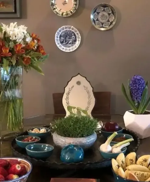  98 عکس عید نوروز سفره هفت سین