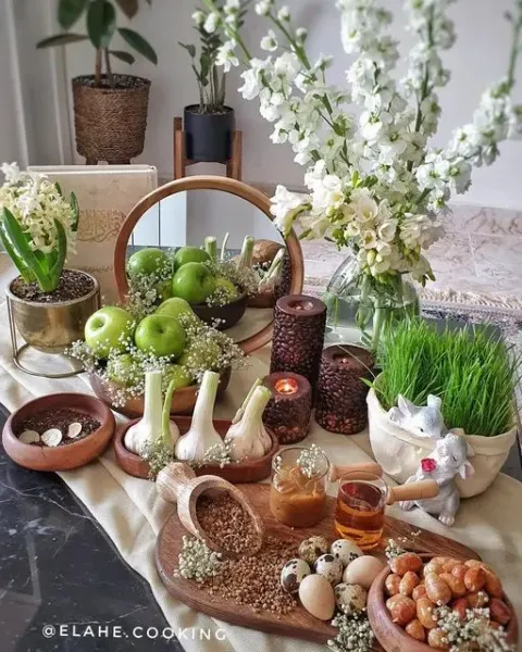 سفره هفت سین ساده و شیک