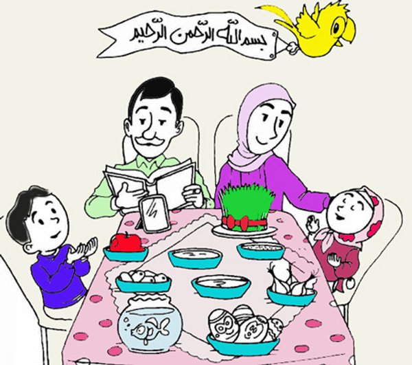  عکس سفره هفت سین کودکانه