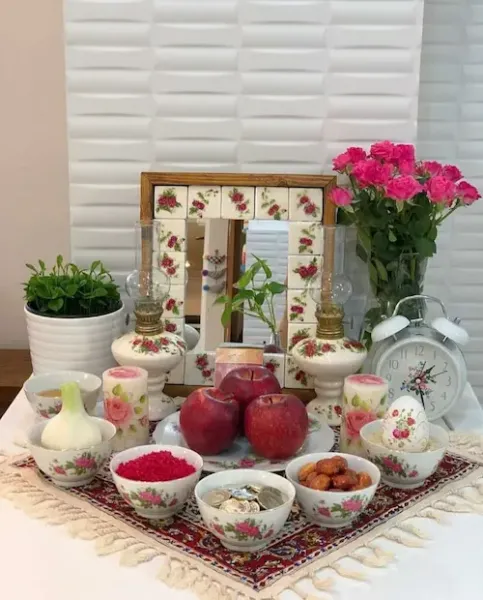 200 عکس سفره هفت سین لاکچری