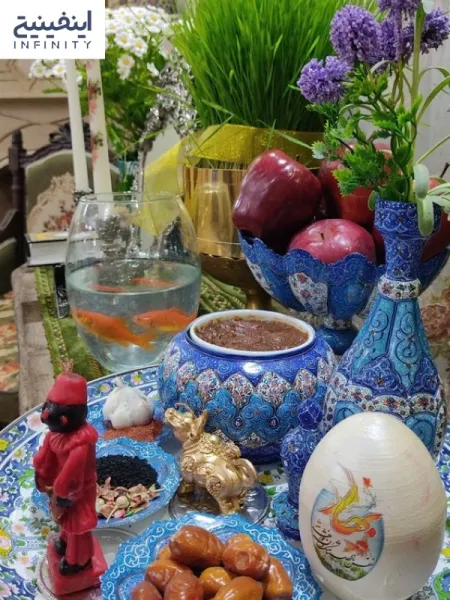  200 عکس سفره هفت سین لاکچری