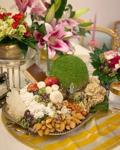  200 عکس سفره هفت سین لاکچری