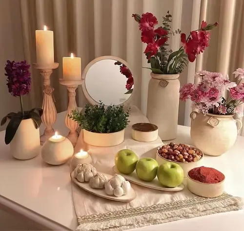 200 عکس سفره هفت سین لاکچری