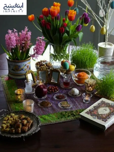  200 عکس سفره هفت سین لاکچری