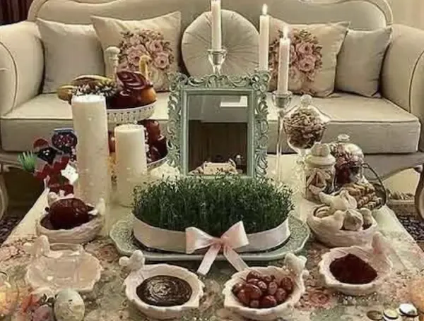  200 عکس سفره هفت سین لاکچری