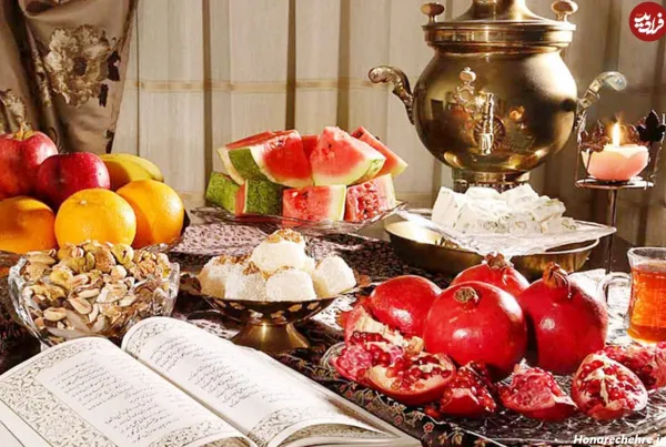  عکس شب یلدا عاشقانه