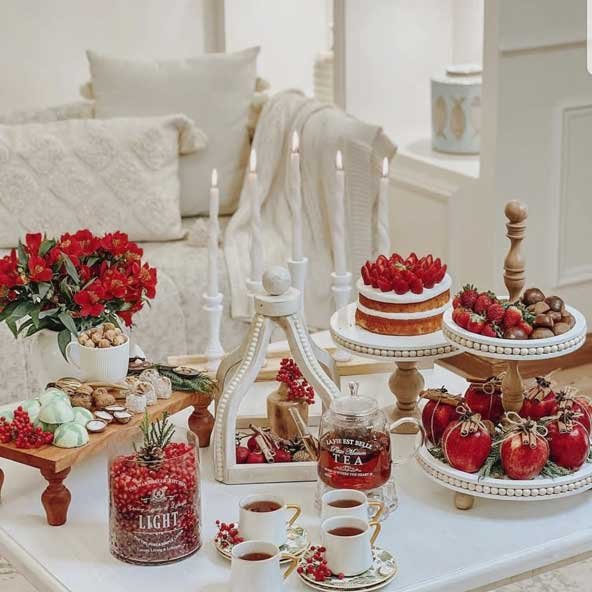 تزیین شب یلدا برای عروس جدید