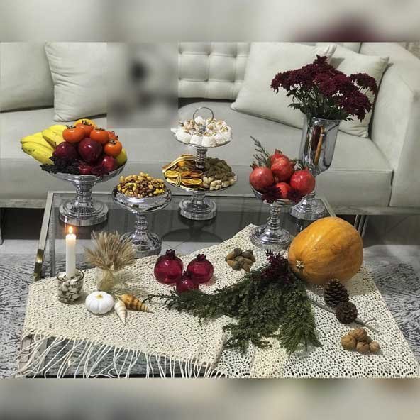  تزیین شب یلدا برای عروس جدید