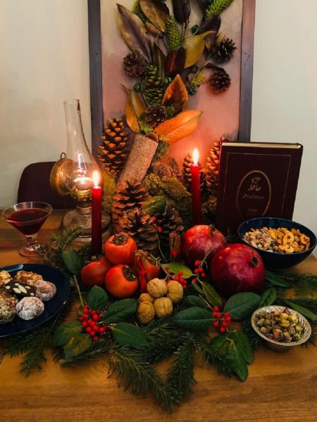  سفره شب یلدا ساده و شیک برای عروس