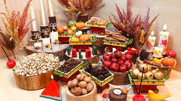  سفره شب یلدا ساده و شیک برای عروس