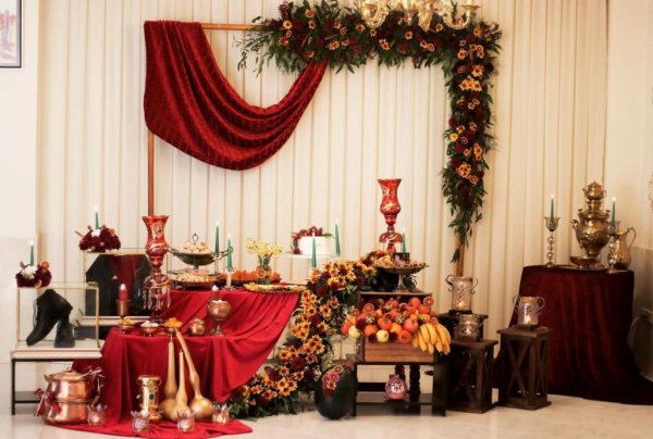  سفره شب یلدا ساده و شیک برای عروس