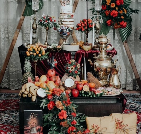  دیزاین شب یلدا برای عروس