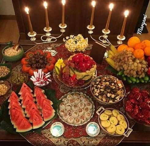  سفره شب یلدا امسال