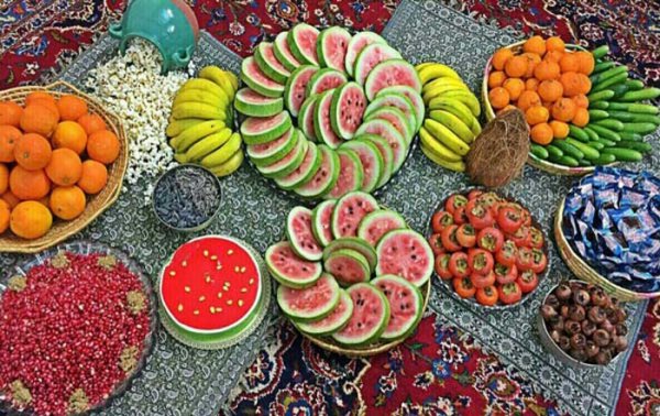  سفره شب یلدا امسال