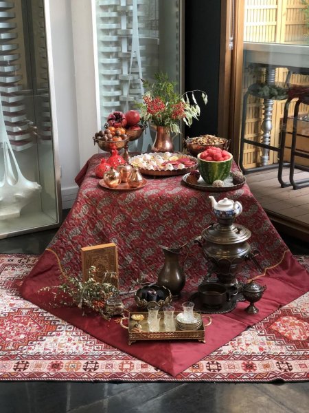  تزیین سفره شب یلدا لاکچری عروس