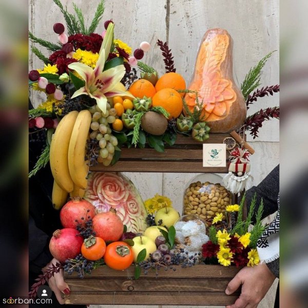  تزیین شب یلدا برای عروس ساده