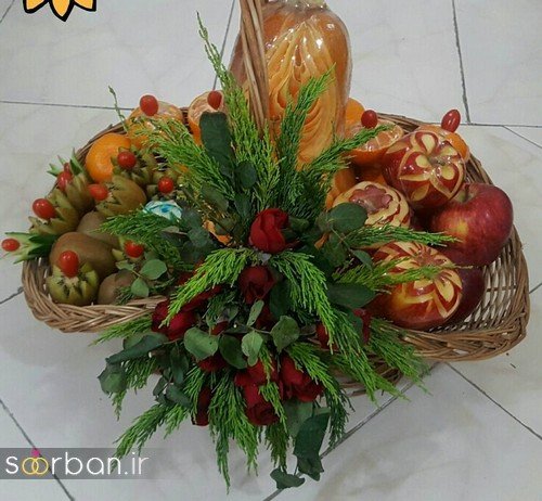  تزیین شب یلدا برای عروس ساده