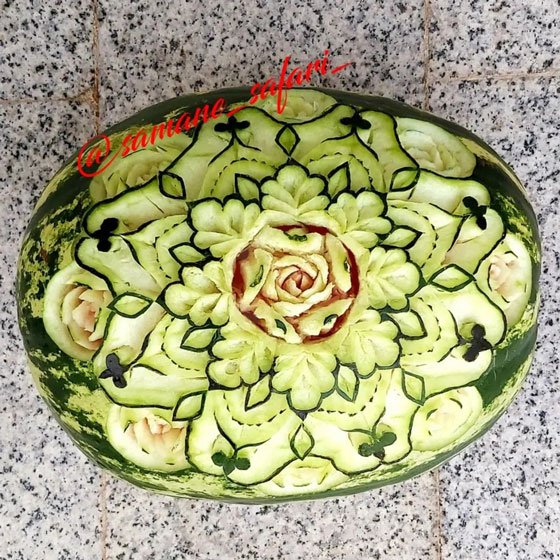  عکس هندوانه شب یلدا