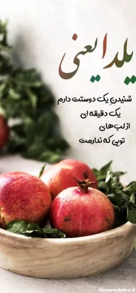  عکس شب یلدا انار