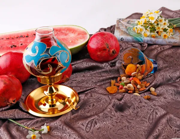  عکس شب یلدا انار