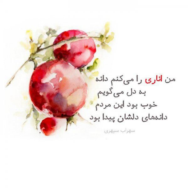  عکس در مورد شب یلدا