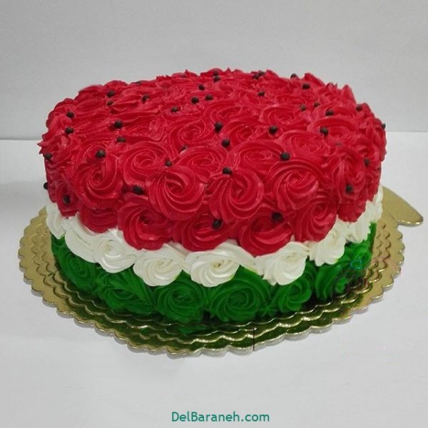  100 عکس کیک شب یلدا یک کیلویی