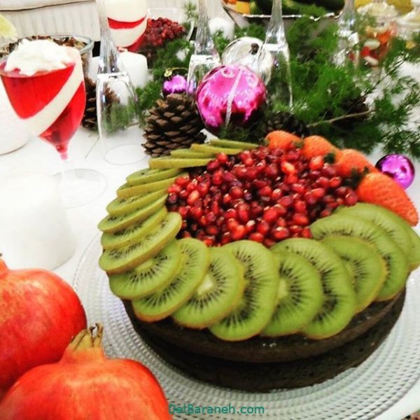  مدل کیک یلدایی ساده