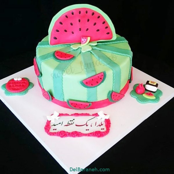  مدل کیک یلدایی ساده