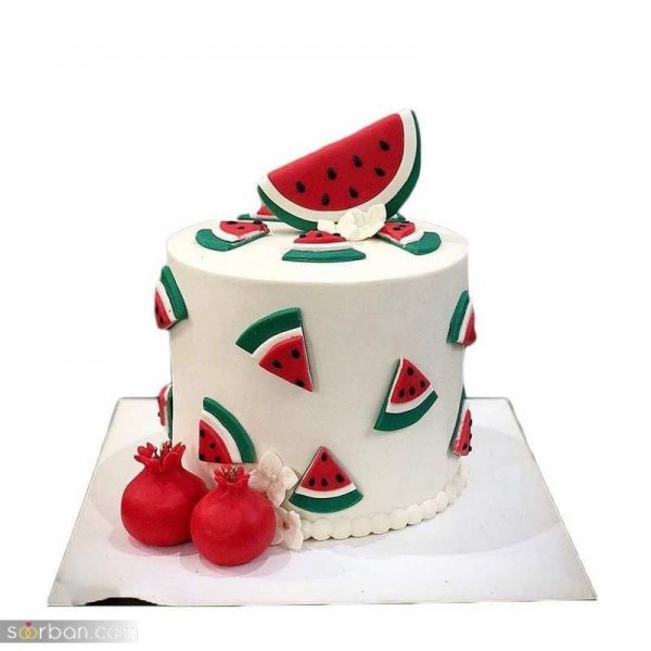  عکس کیک یلدایی عروس